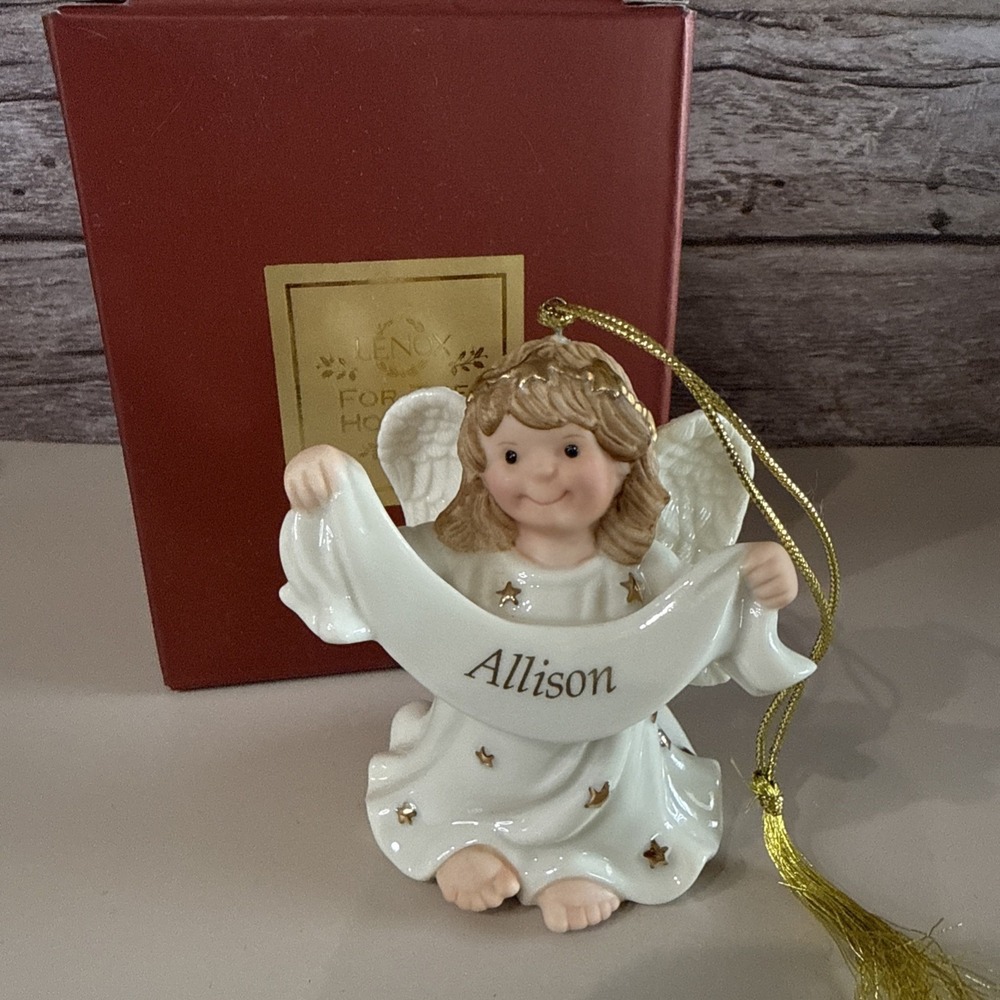 "Allison" An Angel All My Own -Christmas Ornament Lenox with Original Box